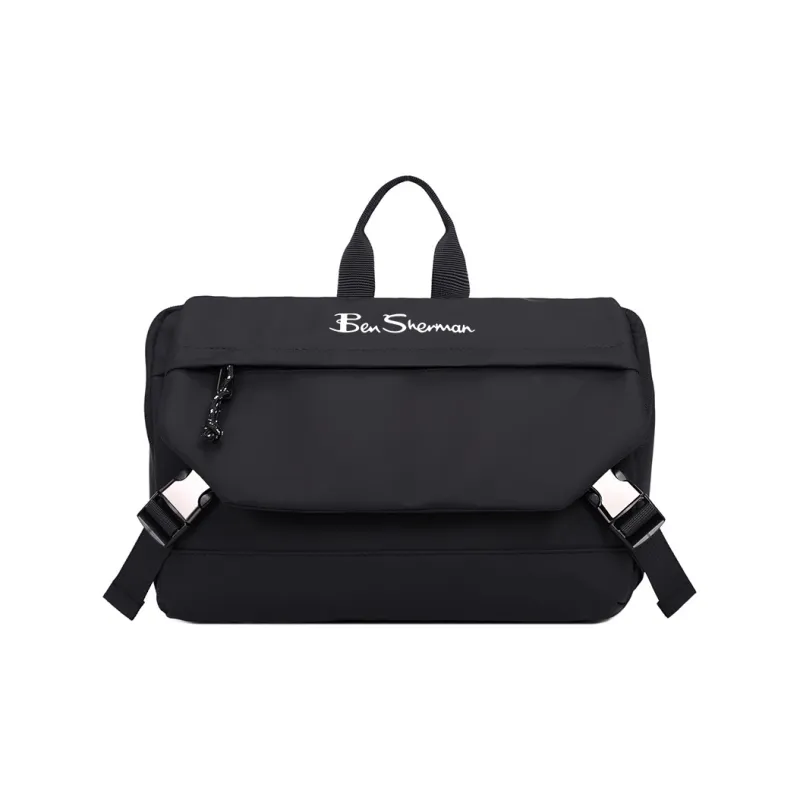 BEN SHERMAN Oxford Handbag Unisex Black-0