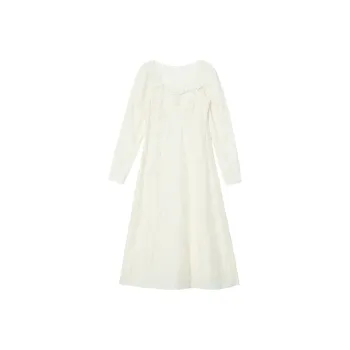 WESTLINK Long Sleeved Dress Women's Apricot