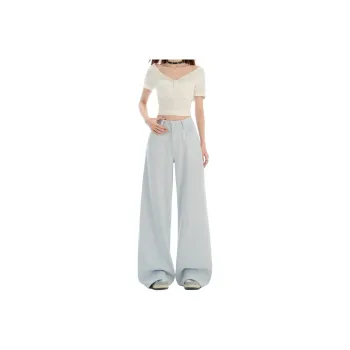Wen Shan Jeans Women's Snow Crystal Blue