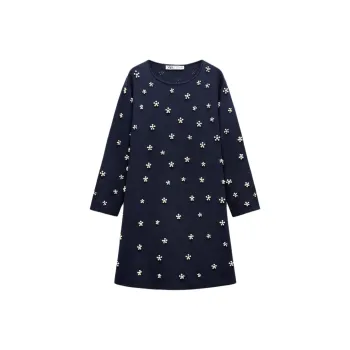 ZARA Long-Sleeved Dresses Women's Sea Blue