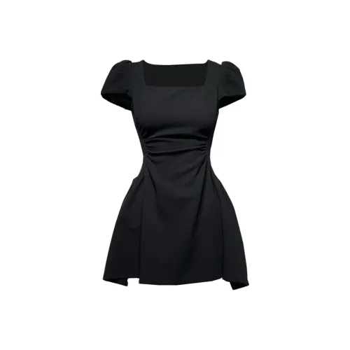 JOSR Short Sleeved Dresses Women's Black