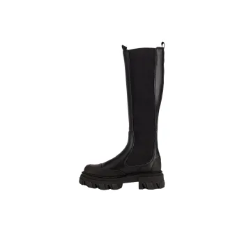 GANNI Knee High Chelsea Boots 5cm Women's Black