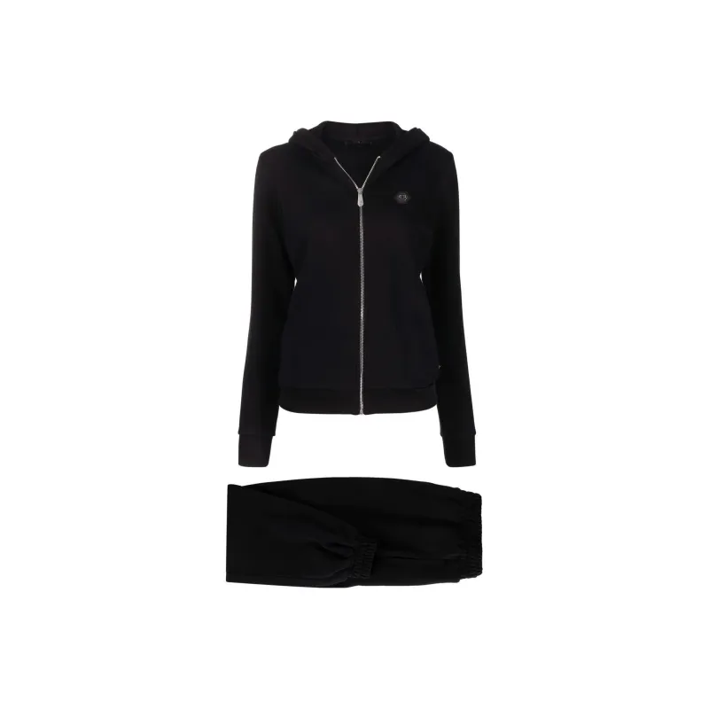 PHILIPP PLEIN Sequin Embellished Skull Tracksuit Set-0