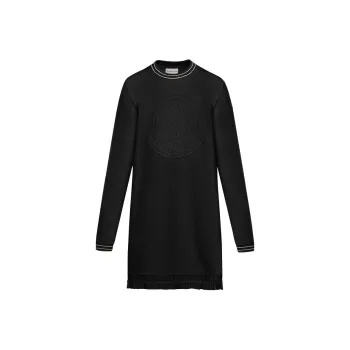 Moncler Long-Sleeved Dresses Women's Black
