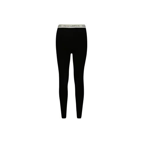 SPORTY & RICH Serif logo Ribbed Leggings