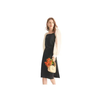 FOREVER 21 Long-Sleeved Dresses Women's Black