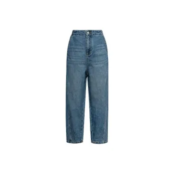 MEIYANG Jeans Women's Dark Denim Blue