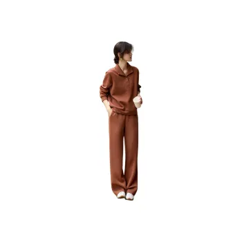 XWI Sweatshirt Set Women's Caramel Orange