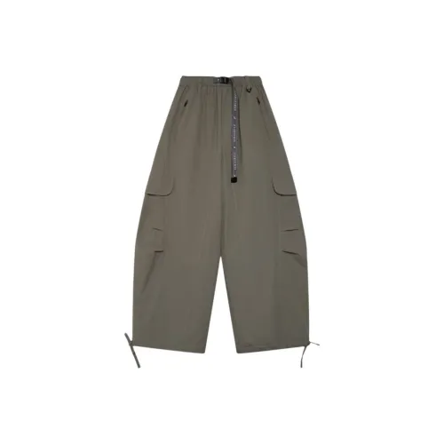 SEMICIRCLE Cargo Pants Women's Gray Khaki