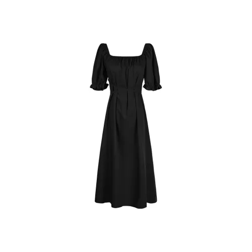 Migu Short-Sleeved Dresses Women's Black