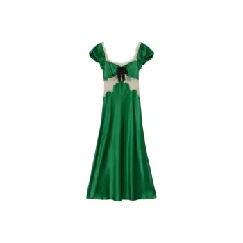 DOEN VEDA DRESS Short Sleeved Dress Women's Jadeite Ivy