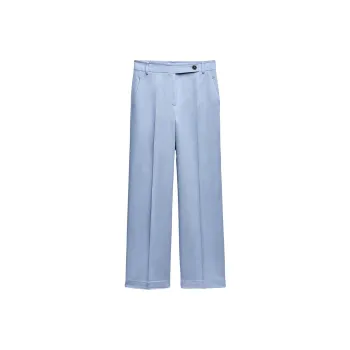 ZARA Suit Trouser Women's Light Blue