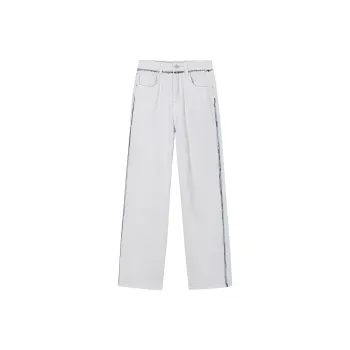 FORNI Jeans Women's Gray White