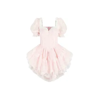 Selkie Collection SS25 Short Sleeved Dresses Women's Soft Pink