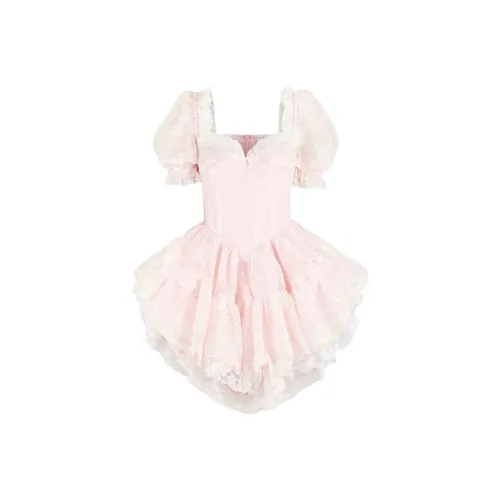 Selkie Collection SS25 Short Sleeved Dresses Women's Soft Pink