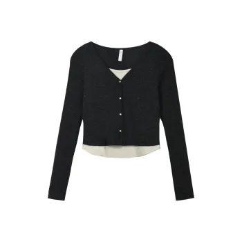 MISHOW Casual Suit Women's Mixed Color Black