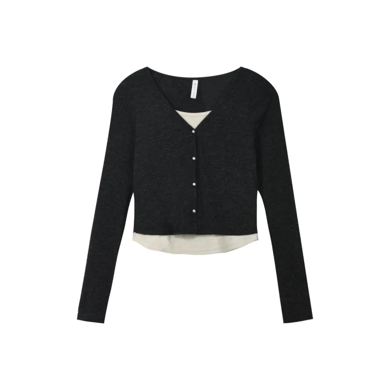 MISHOW Casual Suit Women's Mixed Color Black-0