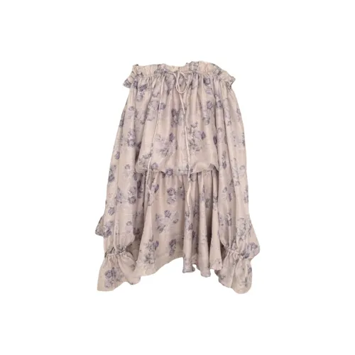 SONDR Long Sleeved Dress Women's Purple Floral