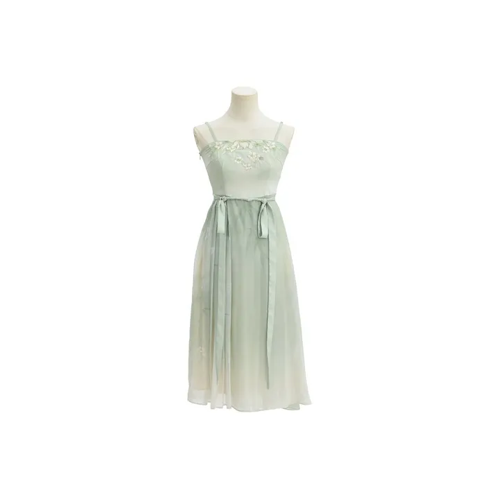 SNBL Slip Dresses Women's Green-0
