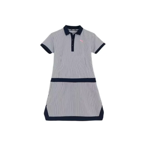 PUMA Short Sleeved Dresses Women's White