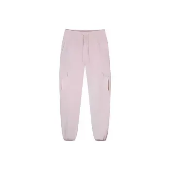 CHAOJIANTA Knitted Sweatpants Women's Smoky Pink