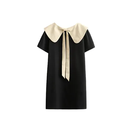Local Gal Short-Sleeved Dresses Women's Black