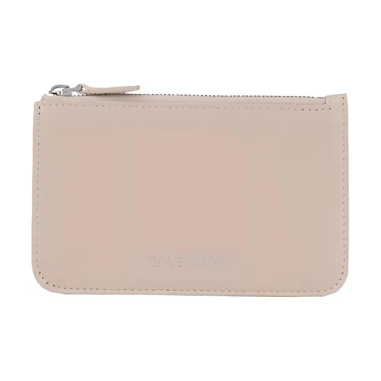 Balenciaga Sheepskin Card Holder Coin Purse Women's Light Beige-1