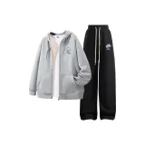 Heather Gray (Starry Sky Exploration Chest Logo)+Black (Starry Sky Exploration Pants Logo)