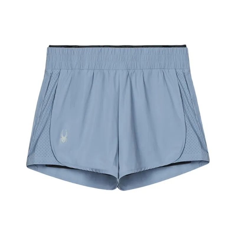 SPYDER Casual Shorts Women's Slate Denim Blue-0