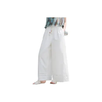 Fragment Casual Pants Women's Ivory White