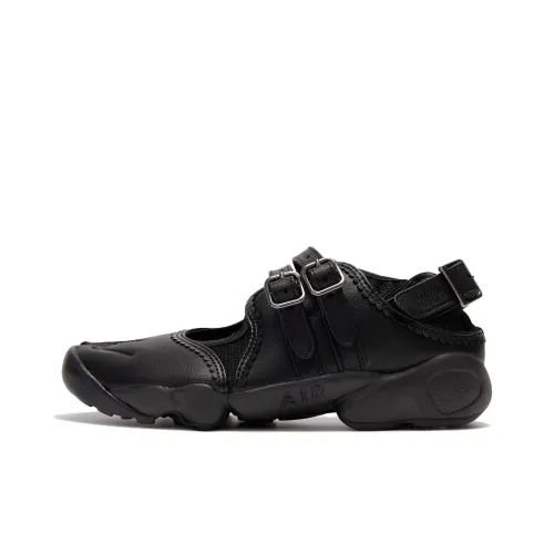 Nike Air Rift Low Top Casual Shoes Women
s Black