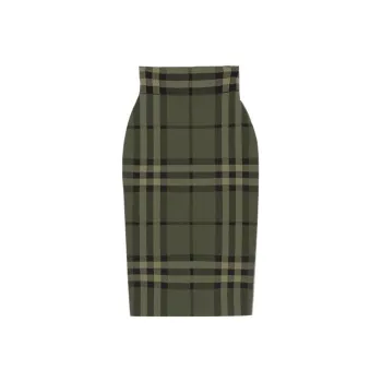 Burberry Casual Long Skirts Women's Green