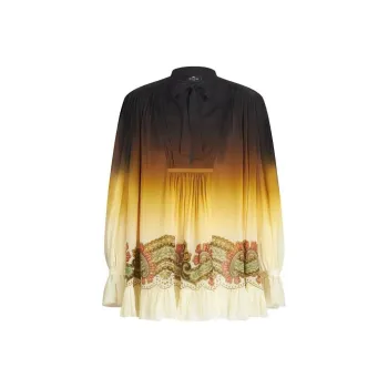 ETRO Ornamental Print Ombré Dress