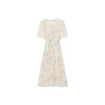 PLANE DRIFT Short Sleeved Dress Women's Multicolor