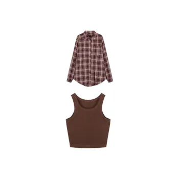 Mlpstudio Casual Suit Women's Plaid