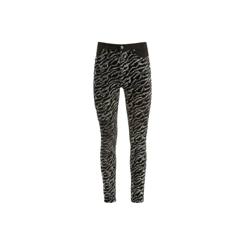 GUESS Tiger Sequin Skinny Jeans Jeans Women's Black-0