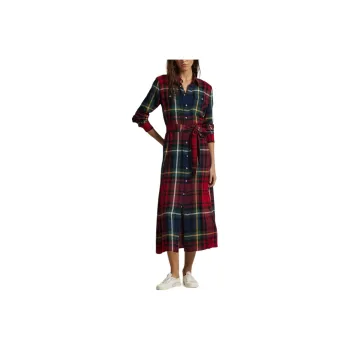 Polo Ralph Lauren Plaid Maxi Dress