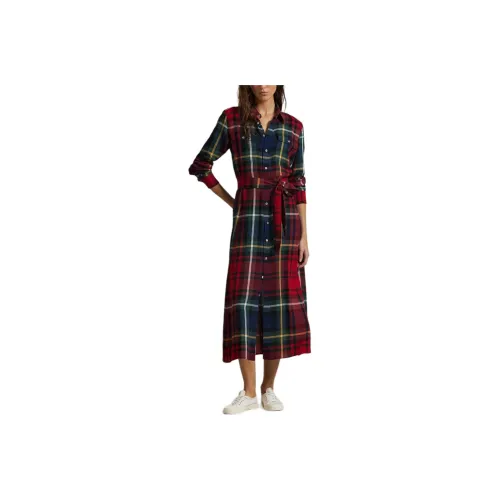 Sportscraft Crowe Polo Plaid Maxi Dress