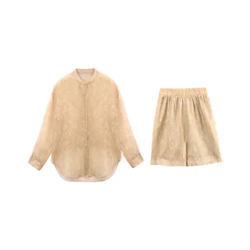 A Paradise For Awakening Casual Suit Women's Champagne