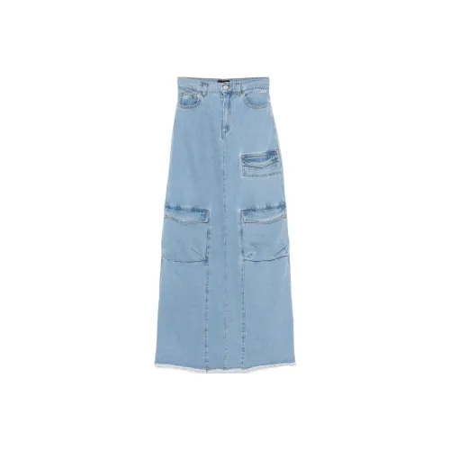 GCDS Denim Maxi Skirt
