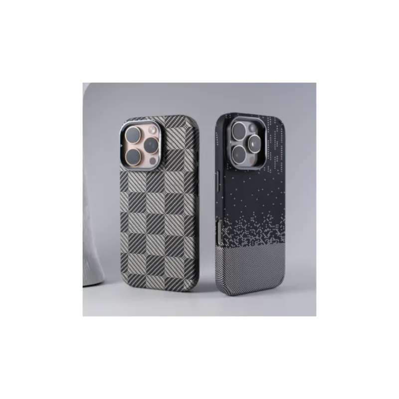 DEPA PC Material Carbon Fiber Texture Stand Magnetic Phone Cases Compatible With Apple 12 16 Collection British Style-1