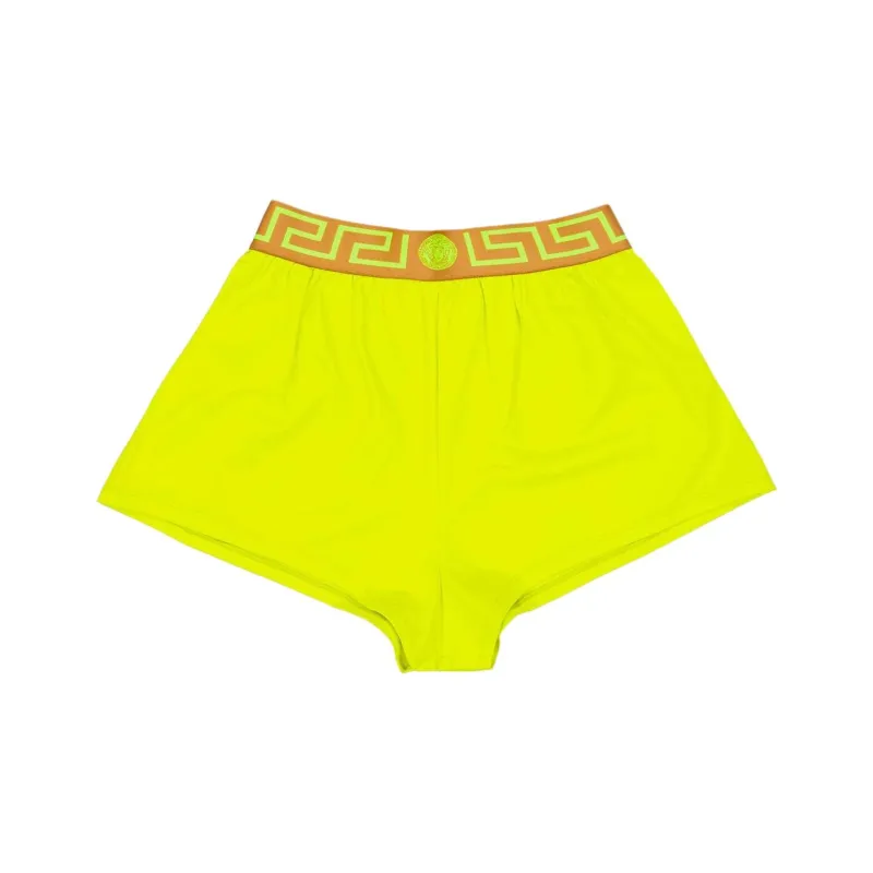 VERSACE Casual Shorts Women's Camel Yellow-0