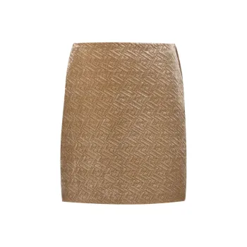 FENDI Casual Short Skirts Women's Umber