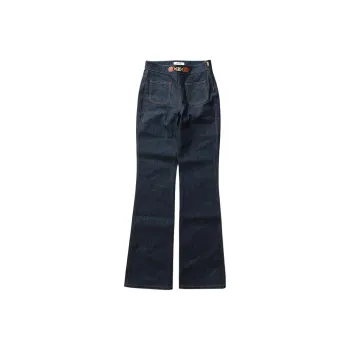CELINE Francoise Logo Plaque Flared Jeans