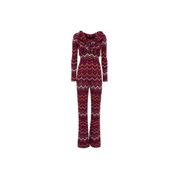 MISSONI Zigzag Woven Knitted Jumpsuit