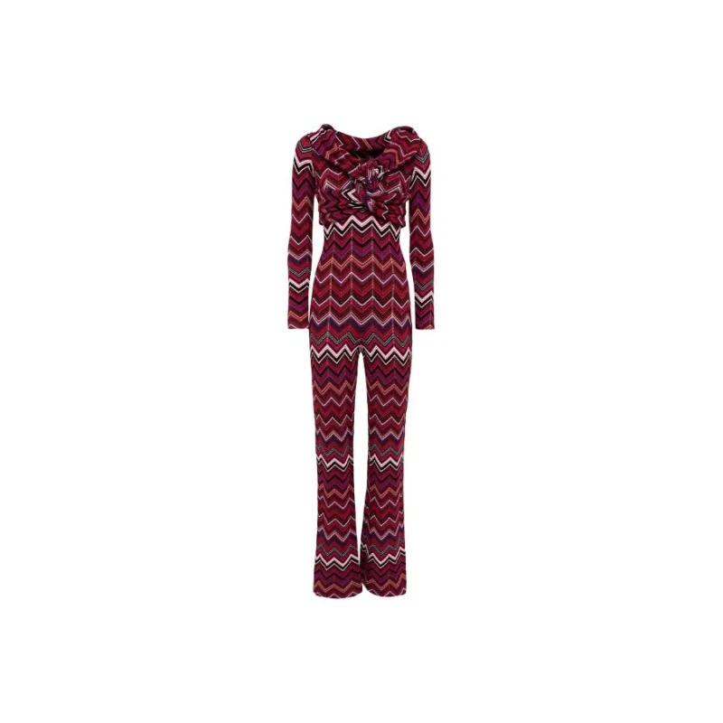 MISSONI Zigzag Woven Knitted Jumpsuit-0