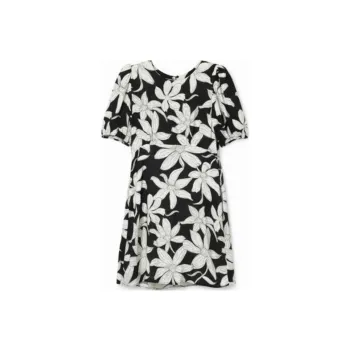 Desigual Short Sleeved Dress Women's Black