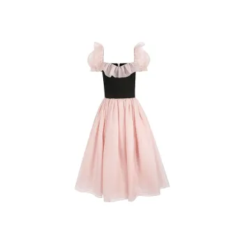 Selkie Collection SS25 Short Sleeved Dress Women's Soft Pink