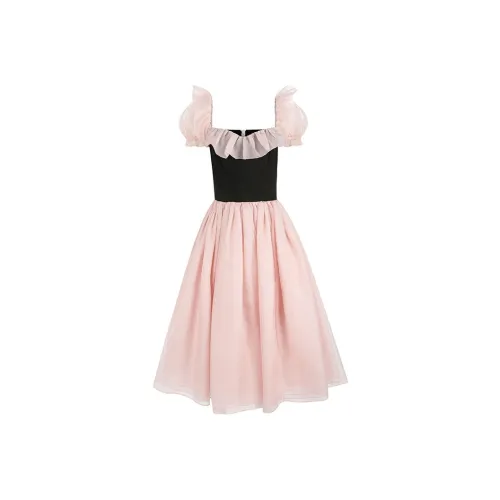 Selkie Collection SS25 Short Sleeved Dress Women's Soft Pink