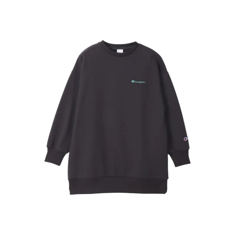 Champion FW24 Long-Sleeved Dresses Women's Beige Black-0